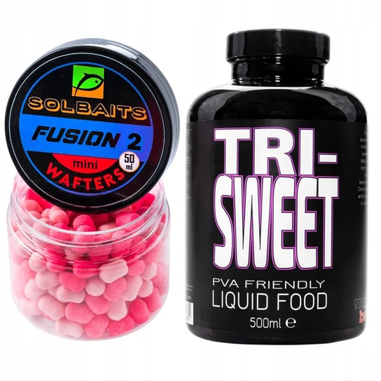 PRZYNĘTA KULKI WAFTERS SOLBAITS FUSION 2 MINI + LIQUID TRI-SWEET 500 ML Inna marka