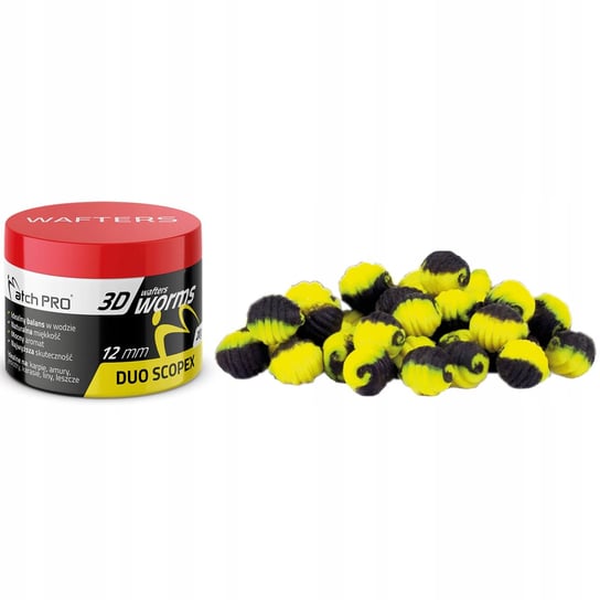 PRZYNĘTA KULKI WAFTERS WORMS MATCHPRO 3D DUO SCOPEX 12 MM 20 G MatchPro