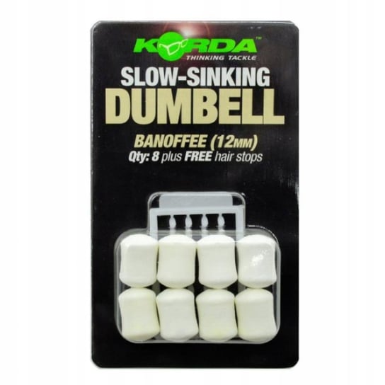 PRZYNĘTA SZTUCZNE DUMBELLSY KORDA SLOW SINKING BANOFFEE 12 MM Inna marka