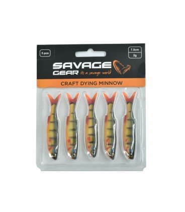 Przynęty Savage Gear Craft Dying Minnow Perch 7,5 Cm Savage Gear