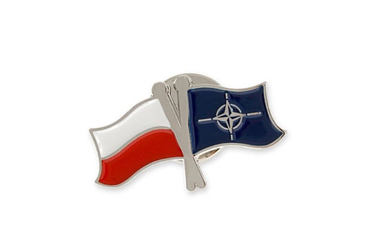PRZYPINKA FLAGA POLSKI I NATO Jubileo