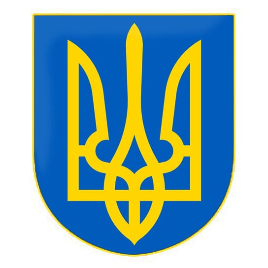 Przypinka herb Ukrainy Viktoriia