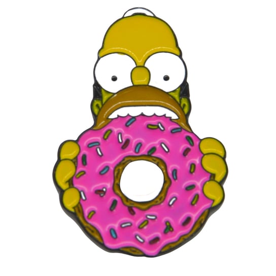 Przypinka Homer Simpson Różowy Donut Metal Pin Inna marka