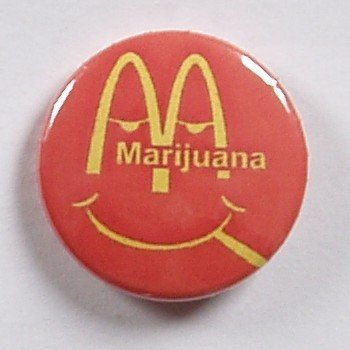 przypinka MARIJUANA Inna marka