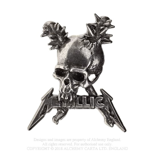 Przypinka Metallica - Damage Inc. Skull Inna marka