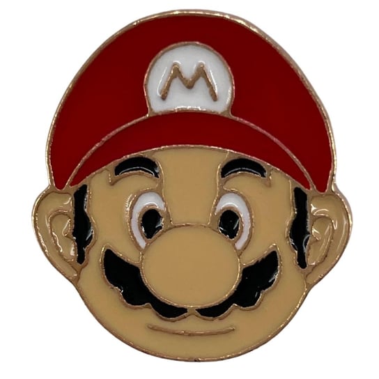 Przypinka Metalowa Metal Super Mario Gra Głowa Inna marka