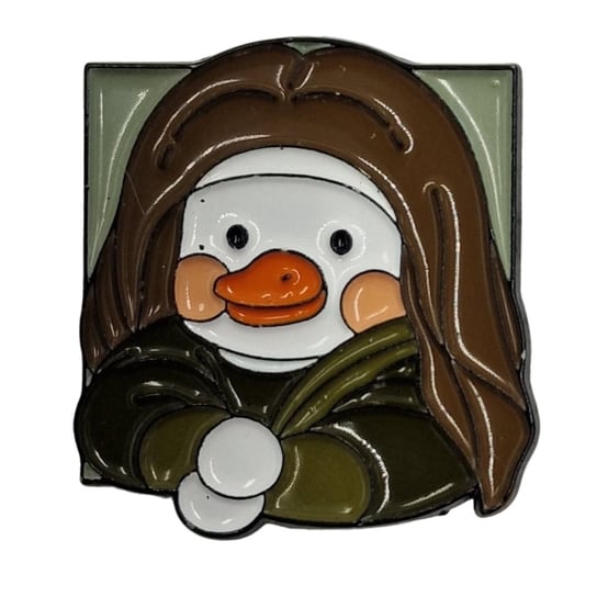 Przypinka Metalowa Obraz Duck Kaczka Mona Lisa Inna marka