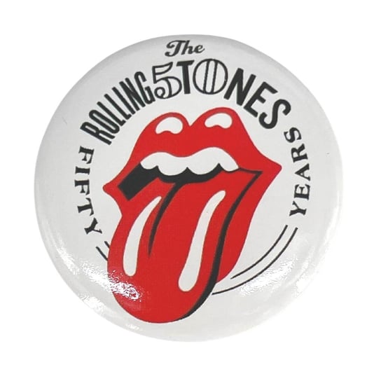 Przypinka Metalowa Okrągła Rolling Stones Duża Inna marka
