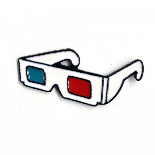 Przypinka Metalowa Okulary 3D Kino Glasses Inna marka