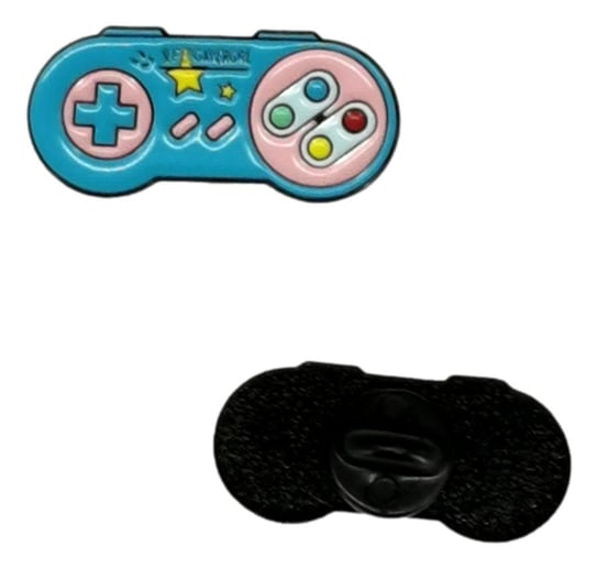 Przypinka niebieski gamepad pad Metal Pin Inna marka