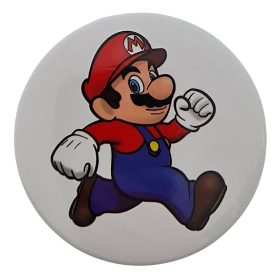 Przypinka Okrągła Mario Super Mario Bros Game Lovers Nintendo Inna marka