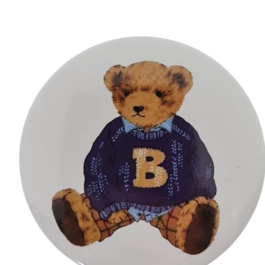 Przypinka Okrągła Pluszowy Miś Przytulanka Teddy Bear Inna marka