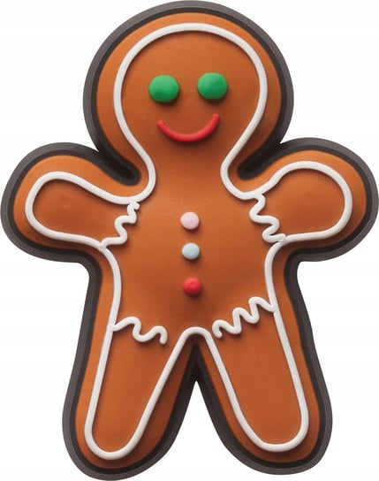 Przypinka Ozdoba Jibbitz Charms Pin Do Butów Crocs Holiday Gingerbread Man Crocs