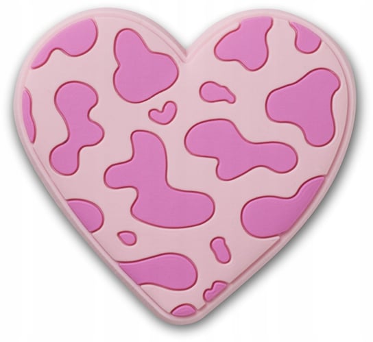 Przypinka Ozdoba Jibbitz Charms Pin Do Butów Crocs Pink Tonal Print Heart Crocs