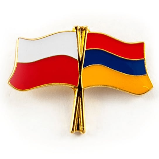 Przypinka pin flaga Polska-Armenia Inna marka