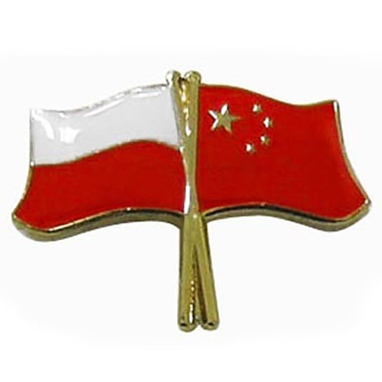 Przypinka, pin flaga Polska-Chiny Inna marka