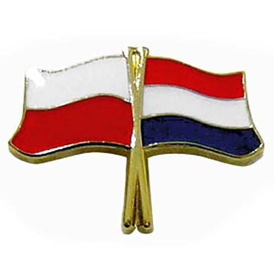 Przypinka pin flaga Polska-Holandia Inna marka