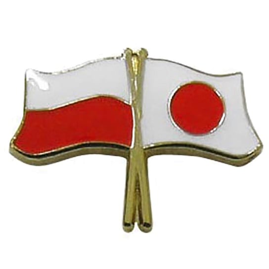 Przypinka, pin flaga Polska-Japonia Inna marka