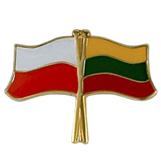 Przypinka, pin flaga Polska-Litwa Inna marka