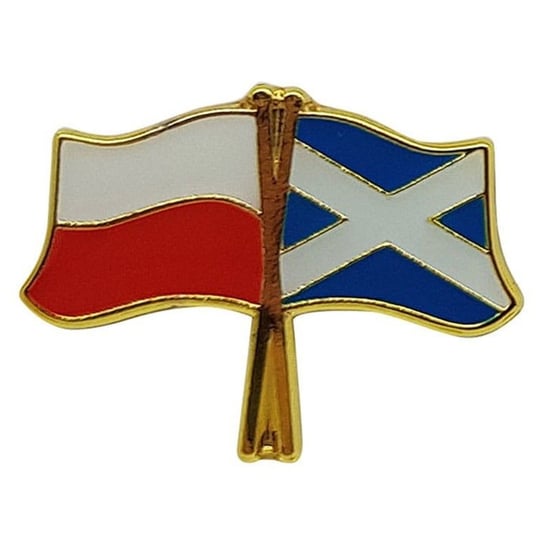 Przypinka, pin flaga Polska-Szkocja Inna marka