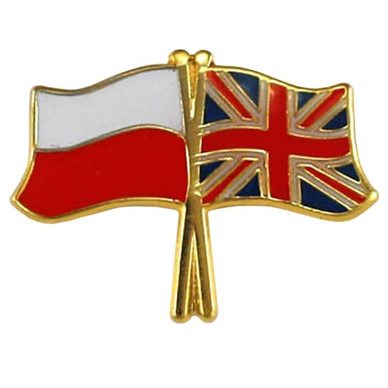Przypinka, pin flaga Polska-Wielka Brytania Inna marka