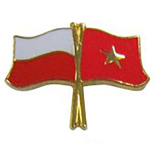 Przypinka, pin flaga Polska-Wietnam Inna marka