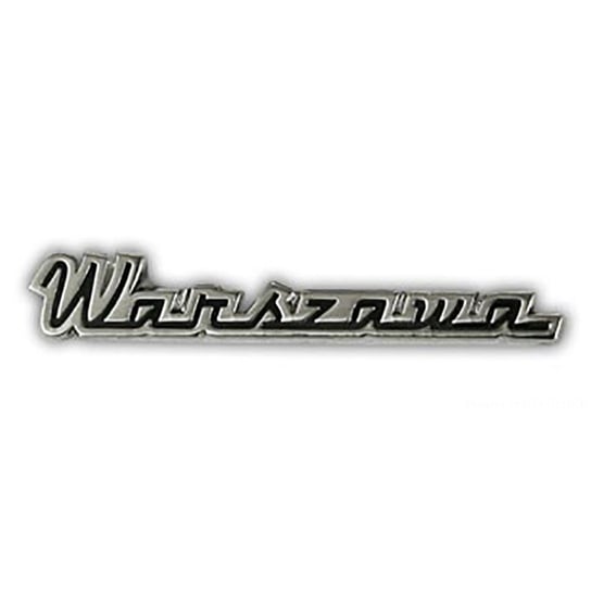 Przypinka pin napis Warszawa Viktoriia