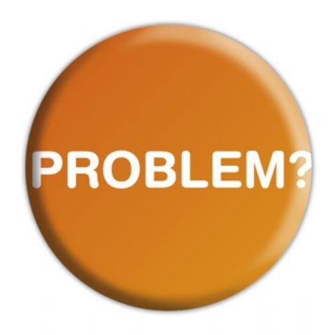 przypinka PROBLEM? Inna marka