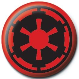 Przypinka, Star Wars Empire Symbol, 2,5 cm Star Wars gwiezdne wojny