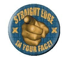 przypinka STRAIGHT EDGE Inna marka