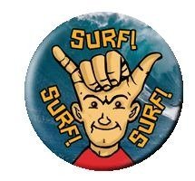 przypinka SURF, SURF, SURF Inna marka
