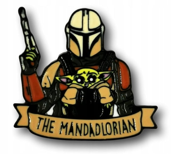 Przypinka The Mandalorian Baby Yoda Star Wars Pin Inna marka