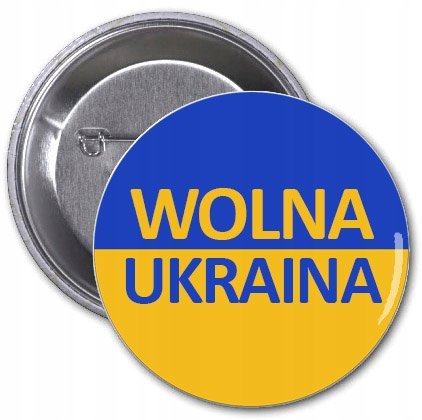 Przypinka Wolna Ukraina Flaga Ukrainy Y1 Inna marka