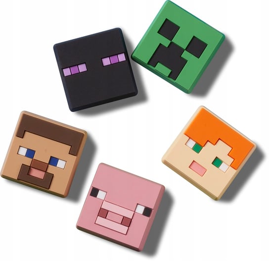 Przypinki Crocs Jibbitz Do Butów Minecraft 5 Pack Crocs
