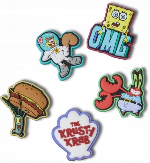Przypinki Crocs Jibbitz Ozdoby Do Butów Spongebob 5 Pack Crocs