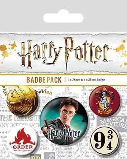 Przypinki Harry Potter 5Szt Gryffindor Pyramid Posters