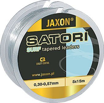 Przypon koniczny Jaxon 15mx5 przezrocz.0,28-0,55mm Jaxon