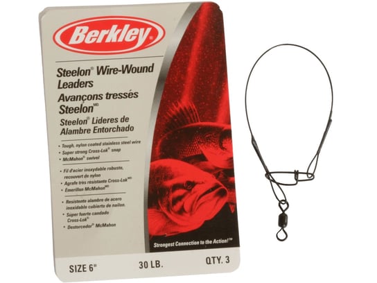 Przypon stalowy Berkley McMahon Steelon Wire-Wound 9,1kg Berkley