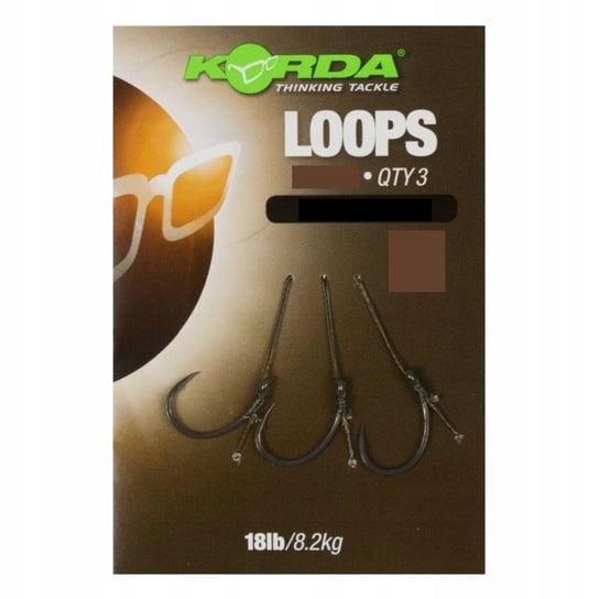 PRZYPONY BEZZADZIOROWE KORDA LOOP KRANK B BARBLESS 18 LB R. 6 Inna marka