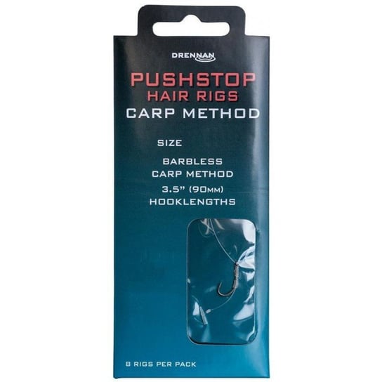 PRZYPONY DO METODY BEZZADZIOROWE DRENNAN PUSHSTOP HAIR RIGS CARP METHOD - 8 DRENNAN