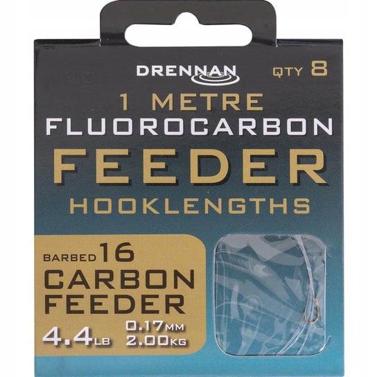 PRZYPONY DRENNAN FLUOROCARBON FEEDER CARBON FEEDER - 16 DRENNAN