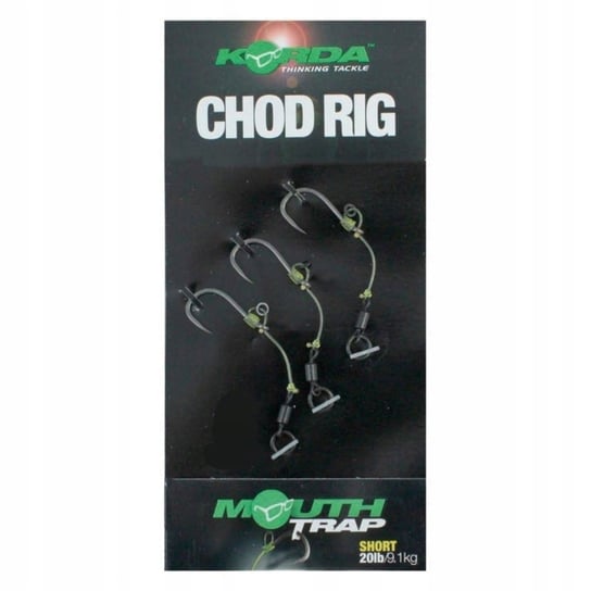 PRZYPONY KARPIOWE BEZZADZIOROWE KORDA CHOD RING SHORT CHODDY 15 LB R. 10 Inna marka