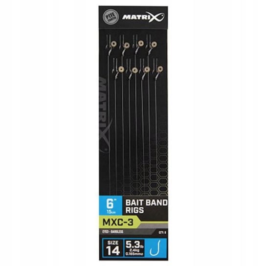 Przypony Method Feeder Matrix Mxc-3 Bait Band Rigs 15 Cm R. 14 Matrix
