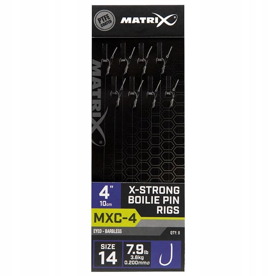 Przypony Method Feeder Matrix Mxc-4 X-Strong Boilie Pin Rigs 10 Cm R. 14 Matrix