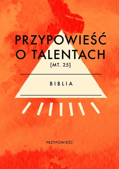 Przypowieść o talentach - ebook epub Opracowanie zbiorowe