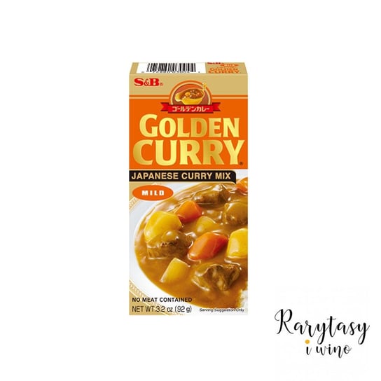 Przyprawa do Japońskiego Curry (Łagodna) "Golden Curry Sauce Mix / Spice Paste for Curry Mild" 92g S&B S&B