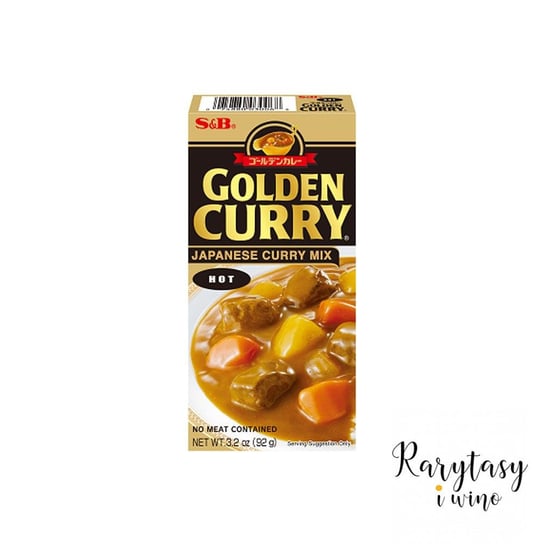 Przyprawa do Japońskiego Curry (Ostre) "Golden Curry Sauce Mix / Spice Paste for Curry Hot" 92g S&B S&B