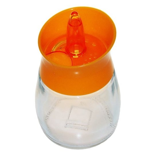 Przyprawnik szklany Lily 180 ml pomarańczowy STALMAN