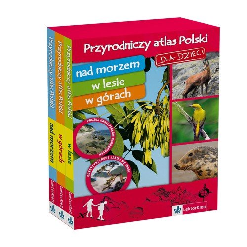 Przyrodniczy atlas Polski nad morzem, w lesie, w górach. Pakiet dla dzieci Kosiński Marek