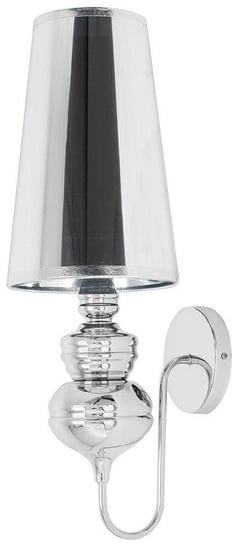 Przyścienna lampa do salonu Queen MSE010100229 srebrna Moosee